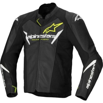 ALPINESTARS FASTER V3 AIRFLOW Negru/Alb/Galben Fluo